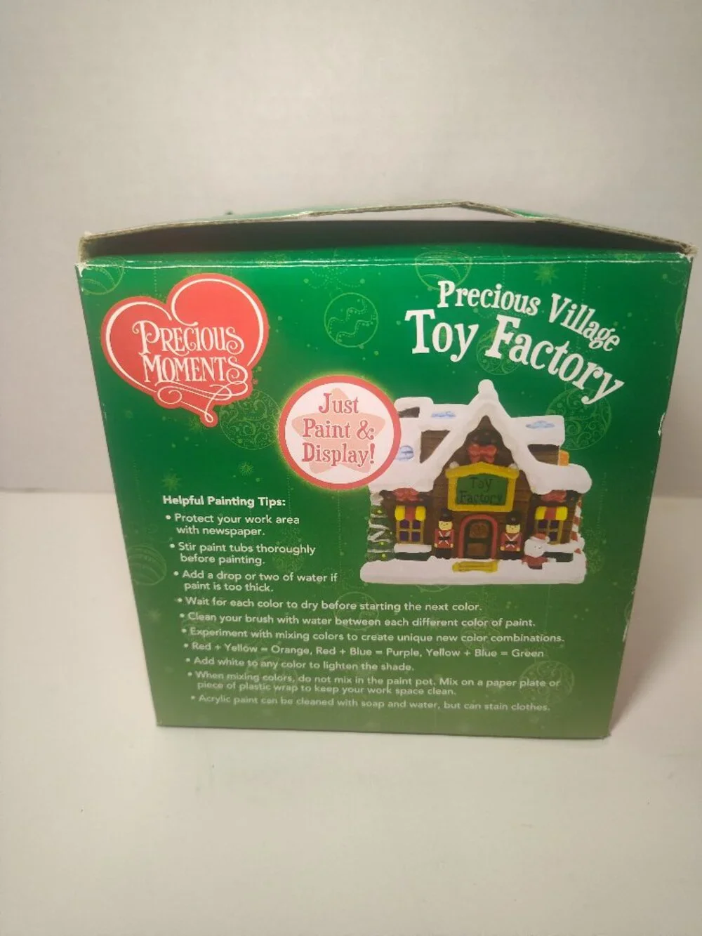 Precious Moments Precious Village Toy Factory Paint Craft Kit New Unused